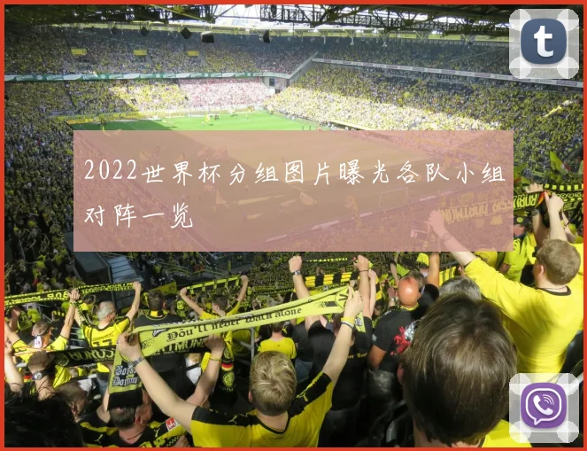 2022世界杯分组图片曝光各队小组对阵一览